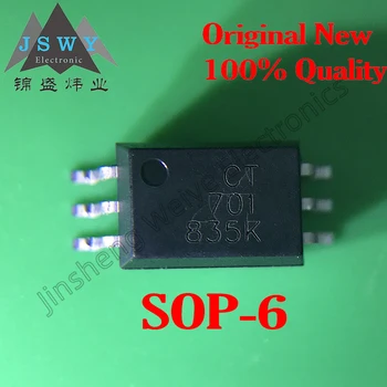 1~משלוח חינם 30PCS CT701(T1) SOP-6 תואם TLP701 חדש מקורי Optocoupler CTS701 טוב, איכות מוצרים מקוריים