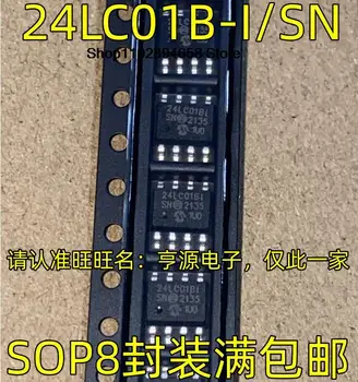 5PCS 24LC01B-אני/SN SOP8 EEPROM 24LC01BISN