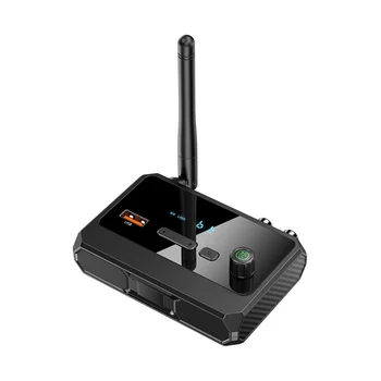 Bluetooth 5.3 מקלט אודיו אלחוטית תמיכה U-דיסק אודיו מתאם עם RCA AUX לרכב טלוויזיה רמקולים למחשב