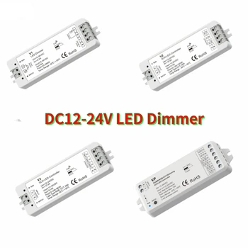 DC12-24V V1 V2 צבע יחיד CCT LED דימר 12V קורות חיים RF 2.4 G V3 סמנכ 