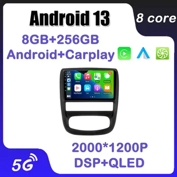 DSP אנדרואיד 13 הרדיו ברכב נגן מולטימדיה עבור רנו הדאסטר 2010-2020 4G LTE ניווט GPS אוטומטי וידאו 5G Bluetooth