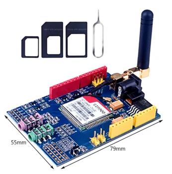SIM900 GPRS/GSM מגן פיתוח המנהלים Quad-Band מודול תואם Arduino