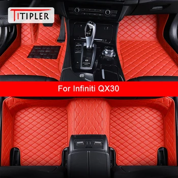 TITIPLER מותאם אישית המכונית מחצלות עבור אינפיניטי QX30 אביזרי רכב רגל השטיח