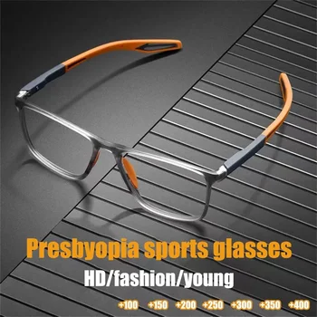 TR90 ספורט משקפי קריאה האולטרה אנטי-אור כחול זוקן ראייה משקפיים נשים גברים עד ראייה אופטיות למשקפי Diopters עד +4.0