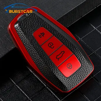 Xburstcar TPU עור המכונית מפתח חכם מקרה כיסוי מגן עבור Geely Coolray X6 X7 Emgrand 