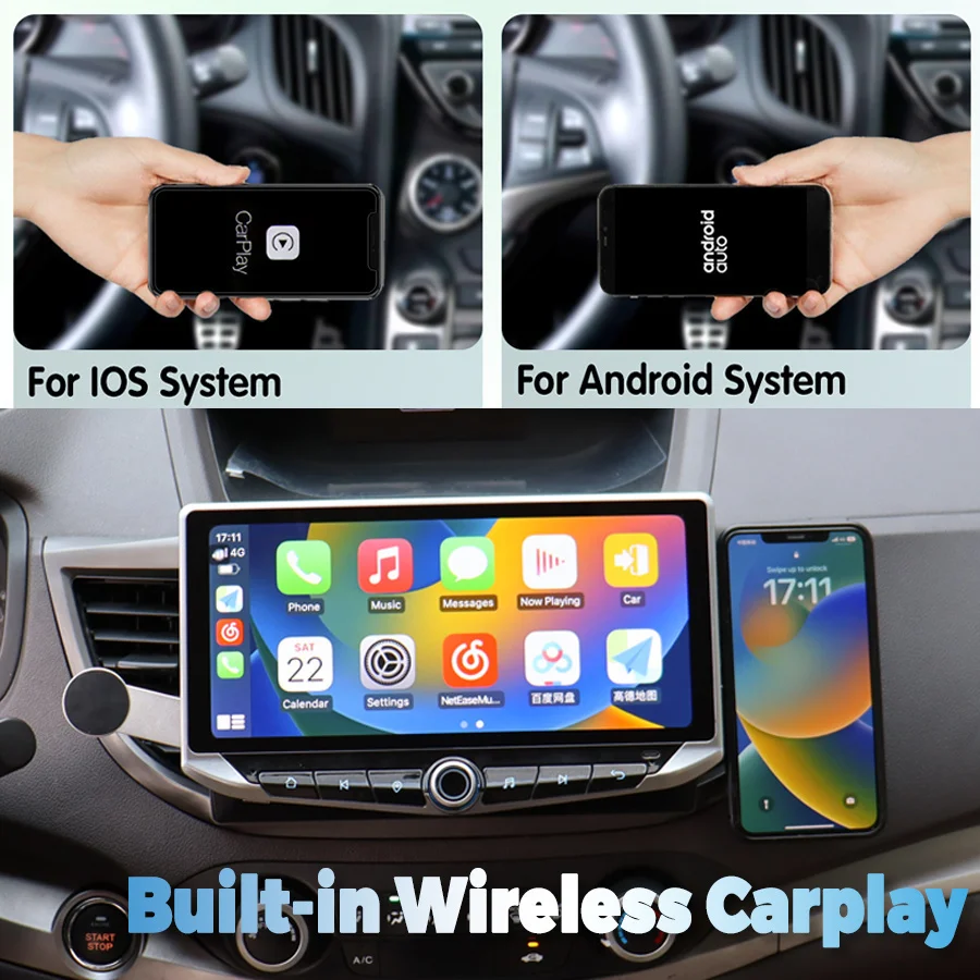 10.88 אינץ אנדרואיד Qled מסך רדיו במכונית Carplay עבור ג ' נרל מוטורס, שברולט Onix פריזמה שמחה 2012-2019 GPS נאבי מולטימדיה סטריאו Autoradio - 1