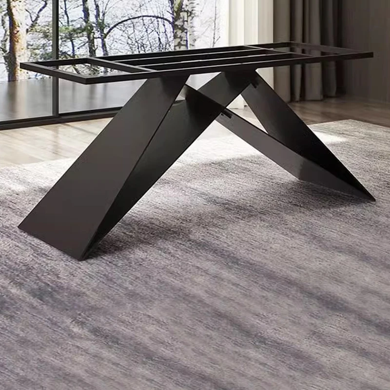 2.6 מ ' מודרני שולחן מינימליסטי שחור - 5