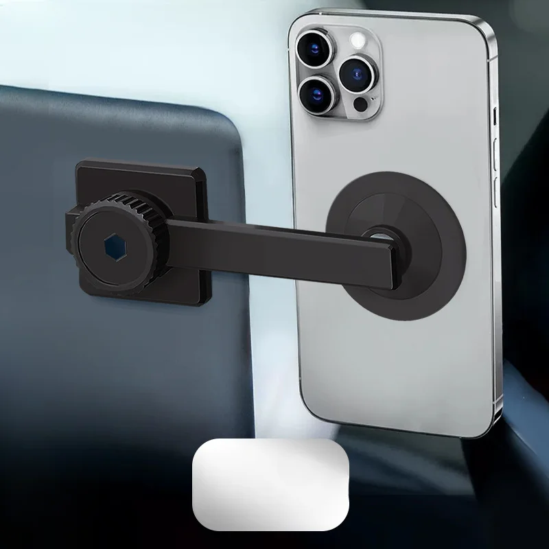 Backstick המכונית הבלתי נראית מחזיק טלפון, Magsafe מגנטי יניקה צף מסך מסתובב הטלפון לעמוד - 5