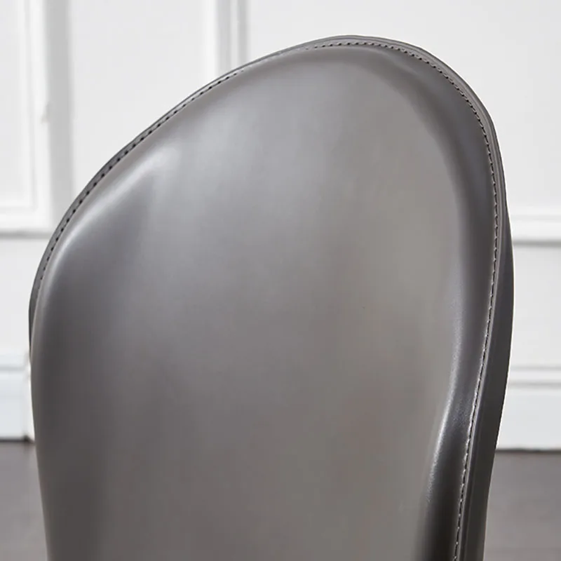 Luxery המשרד האוכל כיסא מתכת מודרני נורדי עור טרקלין, סלון כיסא לבן מרפסת Sillas Comedor ריהוט לבתי מלון - 2