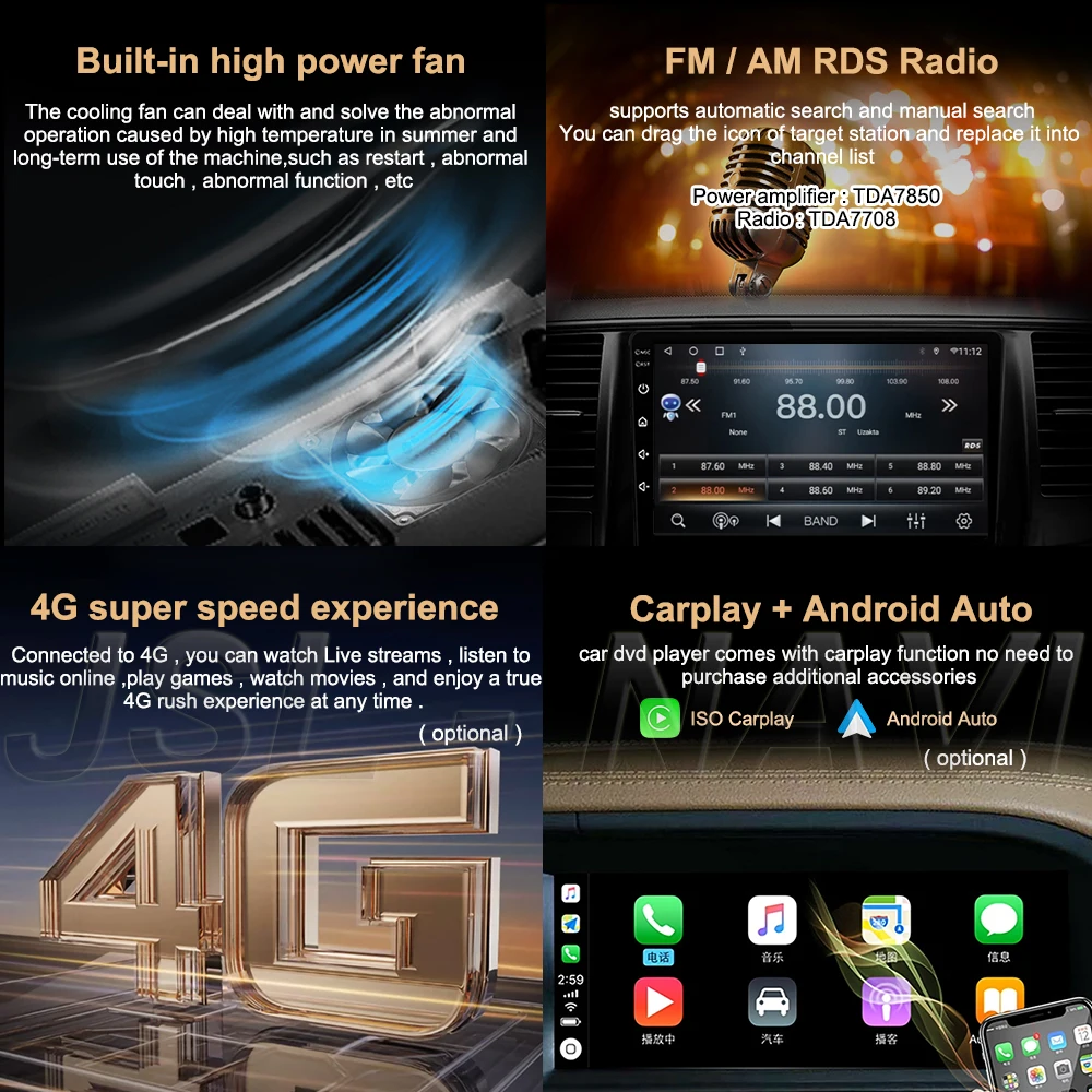 אנדרואיד 13 רדיו במכונית מולטימדיה נגן וידאו 2 Din עבור הונדה CR-V 3 RE CRV 2007-2011 ניווט GPS Carplay DVD ראש יחידת סטריאו - 2