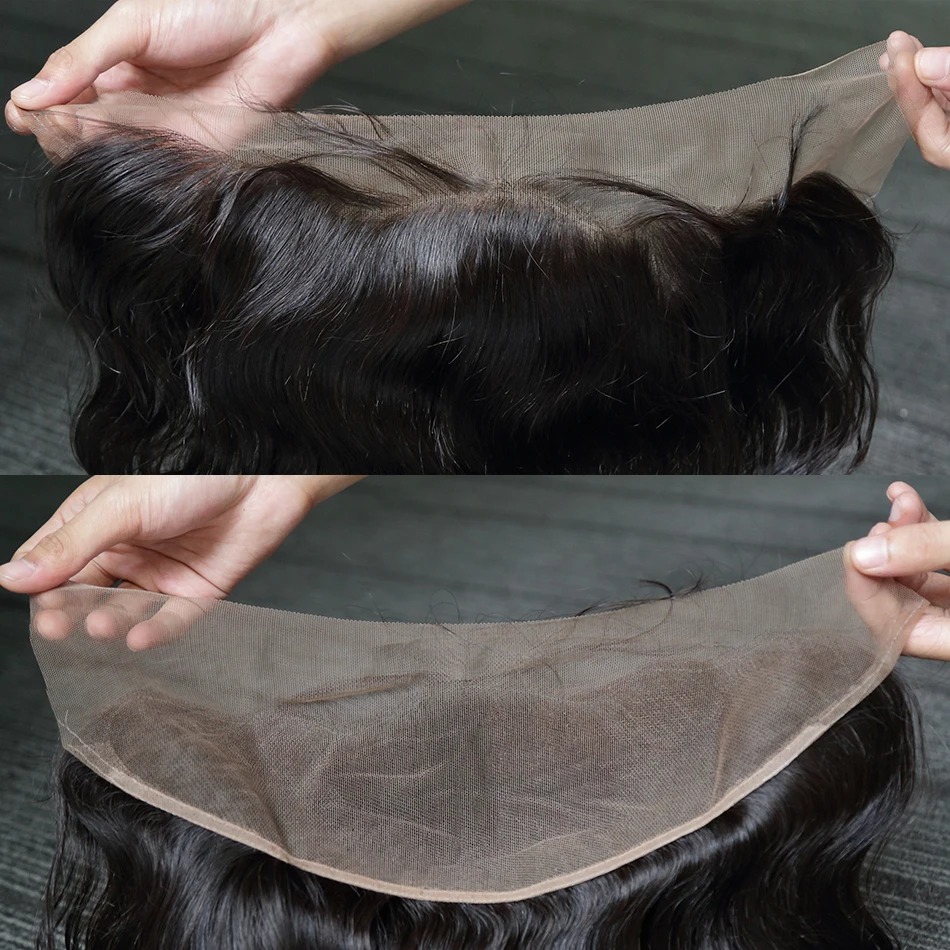 לובין גוף גל 13x6 תחרה קדמית 13x4 הקדמי של תחרה האנושי שיער ברזילאי רמי השיער עם התינוק שיער לנשים - 2