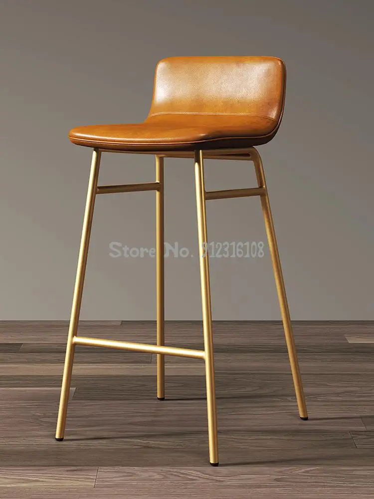 נורדי יצירתי חזרה בר הכיסא המודרני ביתיים פשוטים בר הכיסא מול השולחן פנאי קפה כיסא גבוה צואה - 0