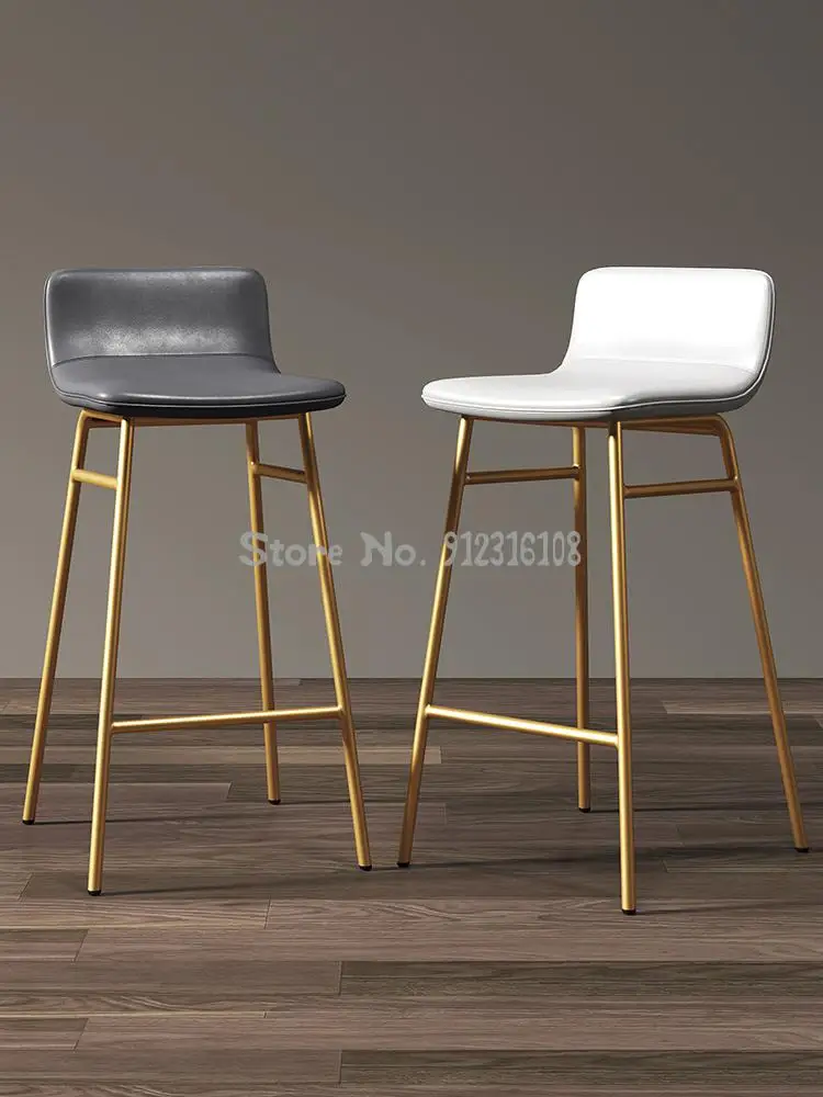 נורדי יצירתי חזרה בר הכיסא המודרני ביתיים פשוטים בר הכיסא מול השולחן פנאי קפה כיסא גבוה צואה - 1