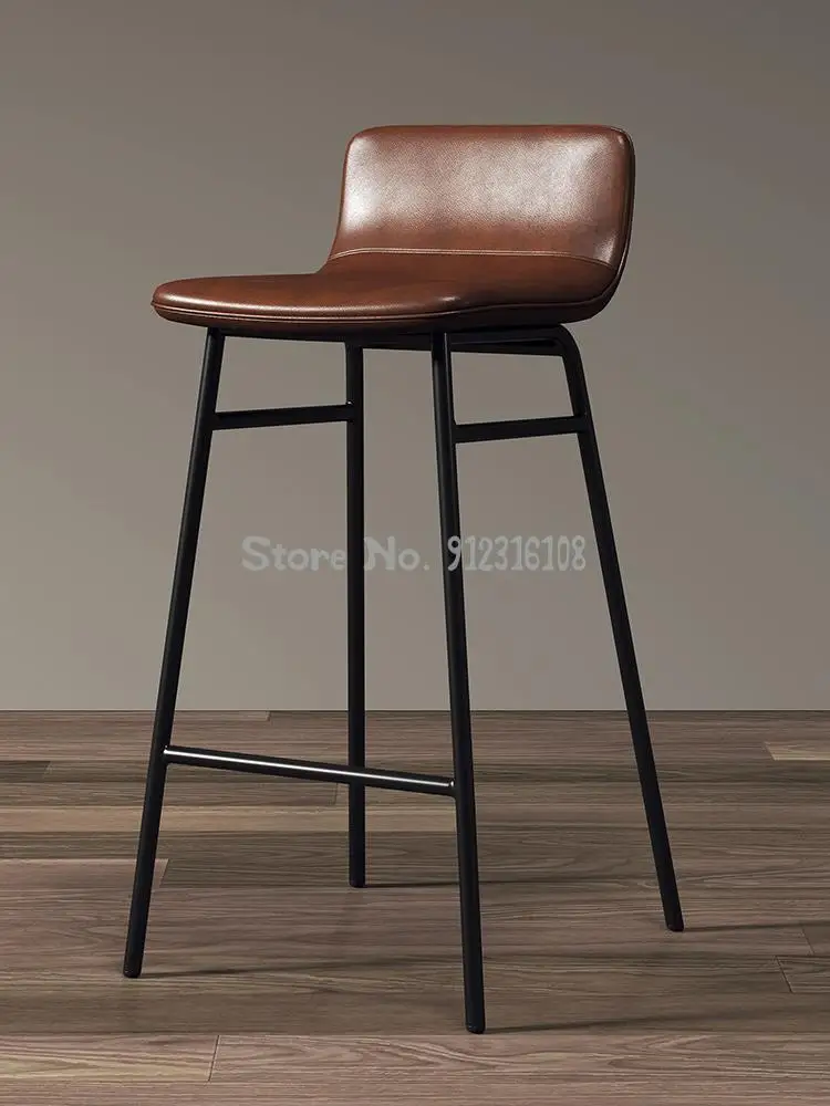 נורדי יצירתי חזרה בר הכיסא המודרני ביתיים פשוטים בר הכיסא מול השולחן פנאי קפה כיסא גבוה צואה - 2