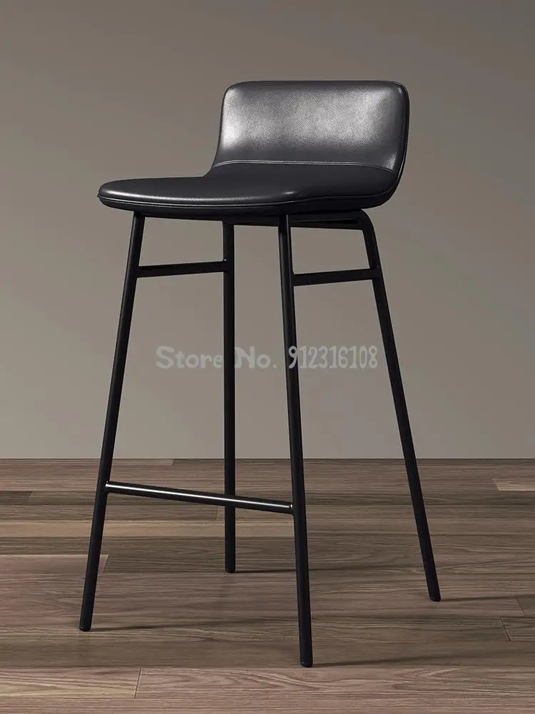 נורדי יצירתי חזרה בר הכיסא המודרני ביתיים פשוטים בר הכיסא מול השולחן פנאי קפה כיסא גבוה צואה - 3