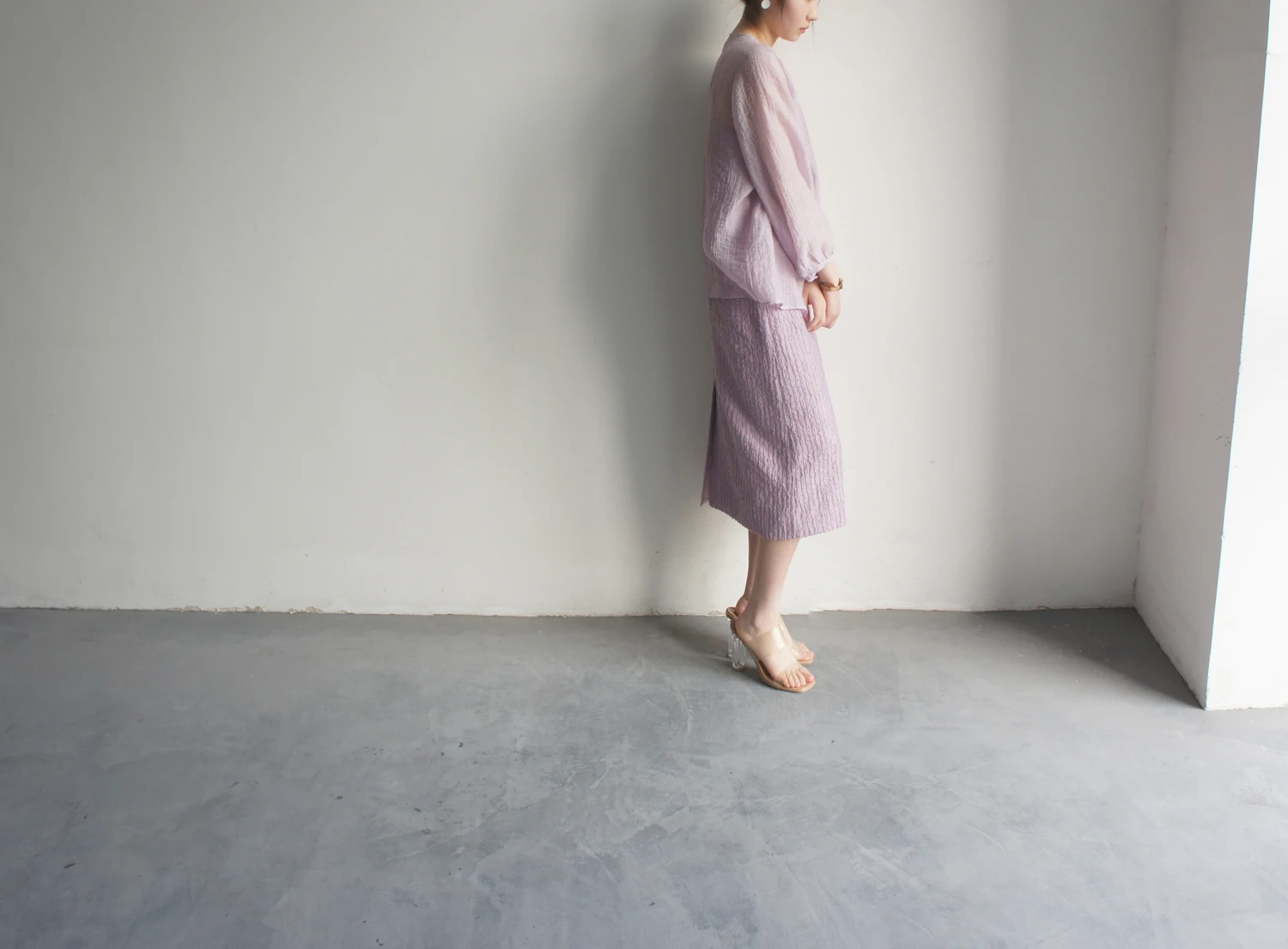 קוריאני נשים שני חלקים חליפות שרוול ארוך העליון קו עם קפלים החצאית סטים אלגנטי גבירותיי פנאי 2023 חדש אלגנטי מזדמנים קיץ - 3