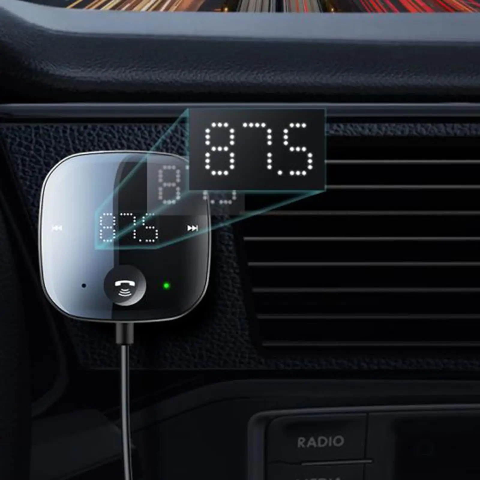 רכב נגן MP3 USB Rechargable קל משקל נוח עבור משפחה, Holdiday מתנות - 1