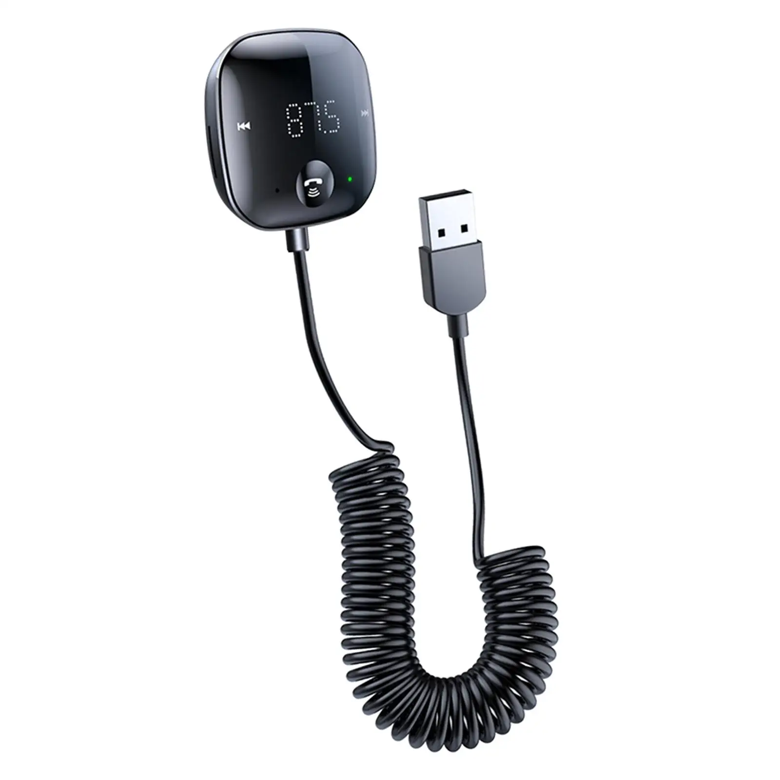 רכב נגן MP3 USB Rechargable קל משקל נוח עבור משפחה, Holdiday מתנות - 5
