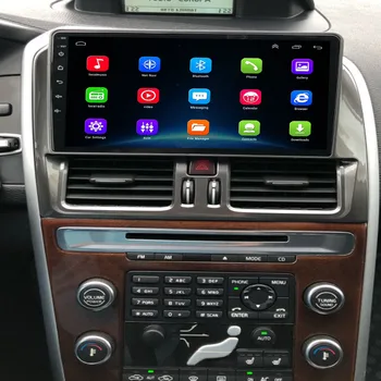 ברכב נגן מולטימדיה אנדרואיד 12 רדיו במכונית של וולוו XC60 que 1 2008 2009 2010 2012 2013 5G GPS BT Carplay 2din DVD autoStereo