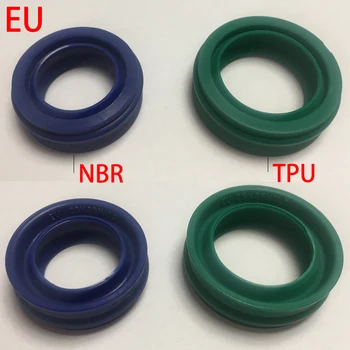 האיחוד האירופי 16*26*10.7 16x26x10.7 U שתי שפתיים TPU ירוק NBR כחול Dustproof פנאומטי צילינדר בוכנה סיבובית פיר מוט טבעת אטם שמן חותם