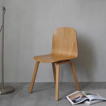 המעצב המודרני כיסאות מעץ אירועים השאר מרפסת כיסא נוח במרפסת קומה Chaises דה סלון ריהוט חדר האוכל WJ40XP