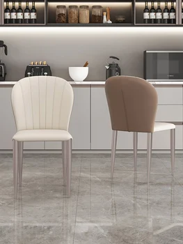 מודרני האוכל הכיסא משק בית אור יוקרה מינימליסטי כיסא האוכל הנורדי כיסא פשוט משענת כיסא איפור
