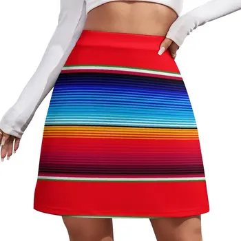 מקסיקני מסורתי שרוואל בצבע אדום חצאית מיני cosplay חצאיות קצרות
