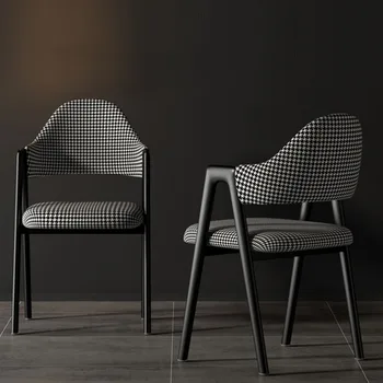 נורדי עיצוב כסאות אוכל עיצוב מינימליסטי סלון כסאות אוכל איפור חיצונית Sillas De Comedor ריהוט הבית WZ50DC