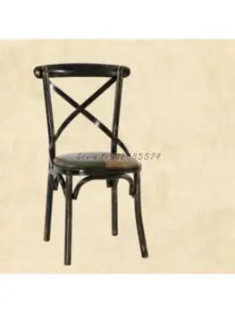 נורדי צרפתית רטרו עם הכיסא אחורה המזלג כיסא האוכל הכיסא המדינה חיקוי עץ מלא בחזרה כיסא בר מסעדה פשוטה אמריקאי