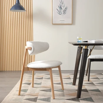 סלון מודרני מטבח, כסאות אוכל המשחקים יוקרה כסא מתקפל לבן כסאות אוכל עץ עיצוב Mueble הביתה רהיטים YR50DR