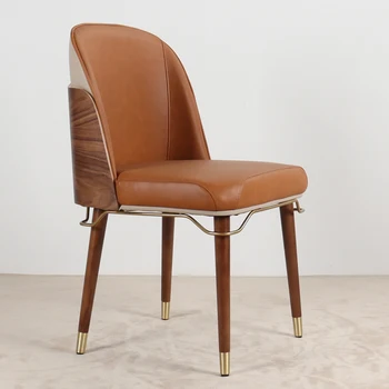 עור מרגיע כסאות פינת אוכל מקורה איפור השינה יוקרה אמן מודרני כיסאות יהירות מסעדה מבטא Stoelen ריהוט הבית