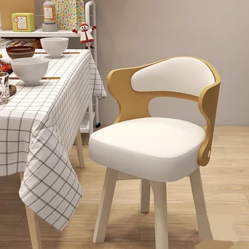 שולחן מודרני כסאות פינת אוכל מושב מכסה Cusion ספה מבטא כיסא הטרקלין נורדי יהירות המשרד Muebles Multifuncionales רהיטים
