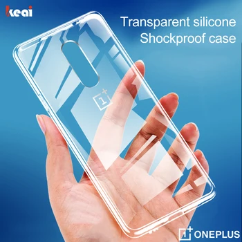 שקוף טלפון המקרים עבור OPPO Oneplus 11 10 7 6 8 9 Pro Shockproof סיליקון TPU Case For Oneplus 7T 6 Pro רך כריכה אחורית